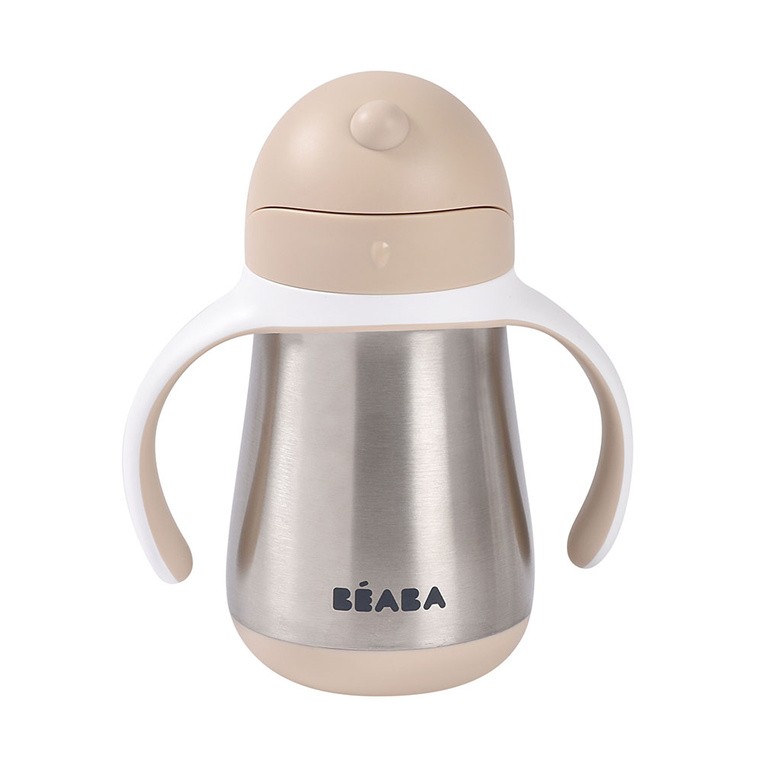 Bidon niekapek ze słomką termiczny 250 ml Clay Earth Beaba
