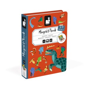 Magnetyczna układanka Dinozaury Magnetibook Janod
