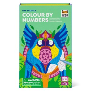 Kolorowanie po Numerach W Tropikach Tiger Tribe