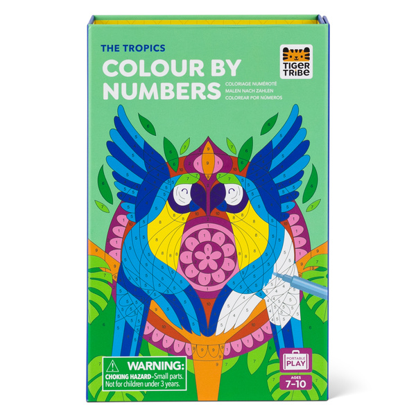 Kolorowanie po Numerach – W Tropikach Tiger Tribe