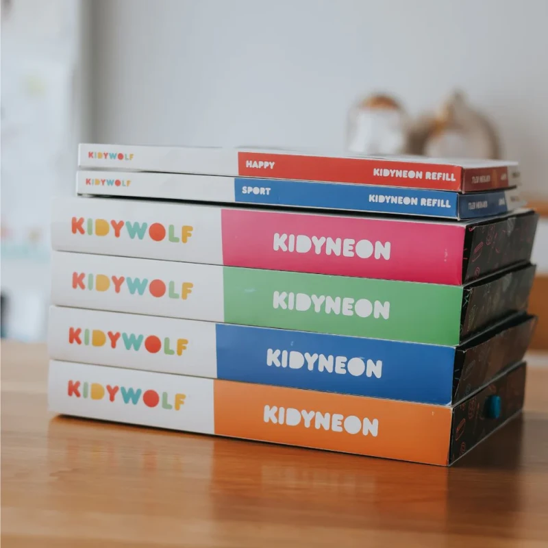 Zestaw do tworzenia świecącej dekoracji KIDYNEON Bajki Kidywolf