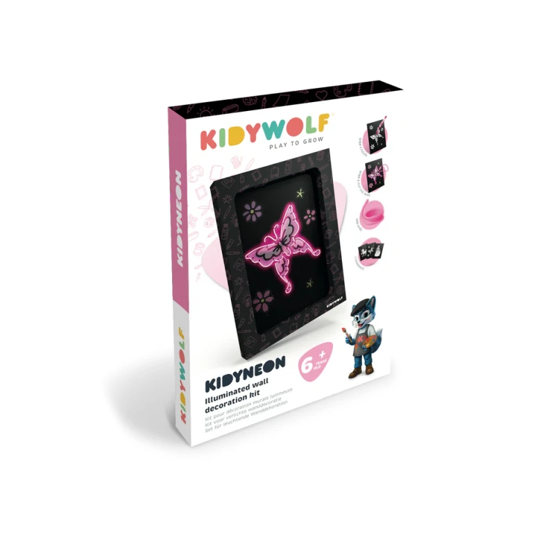 Zestaw do tworzenia świecącej dekoracji KIDYNEON Bajki Kidywolf