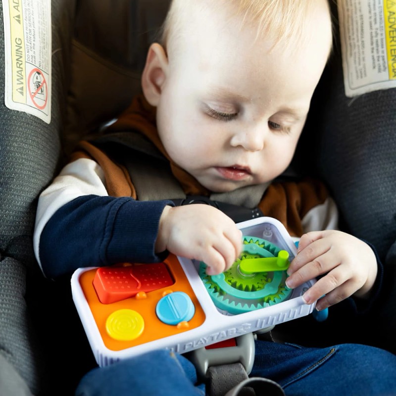 Sensoryczny Kwadrat Koła Zębate PlayTab Fat Brain Toys
