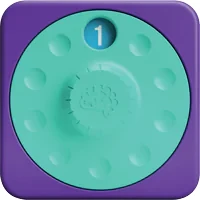 Sensoryczny Kwadrat Tarcza Numerowa PlayTab Fat Brain Toys