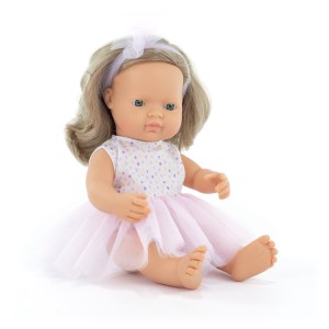 Lalka dziewczynka Europejka 38 cm Ciemny Blond Miniland My Friends & Me