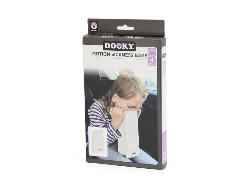 Woreczki na wymioty do samochodu i podróży 4 szt. Dooky