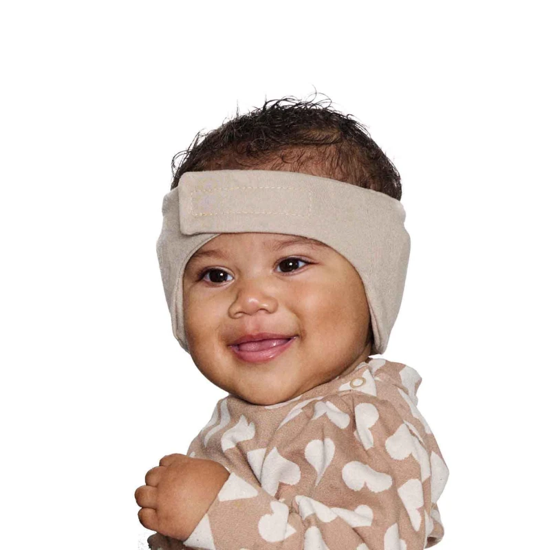 Słuchawki ochronne opaska 6-12m Beige DOOKY