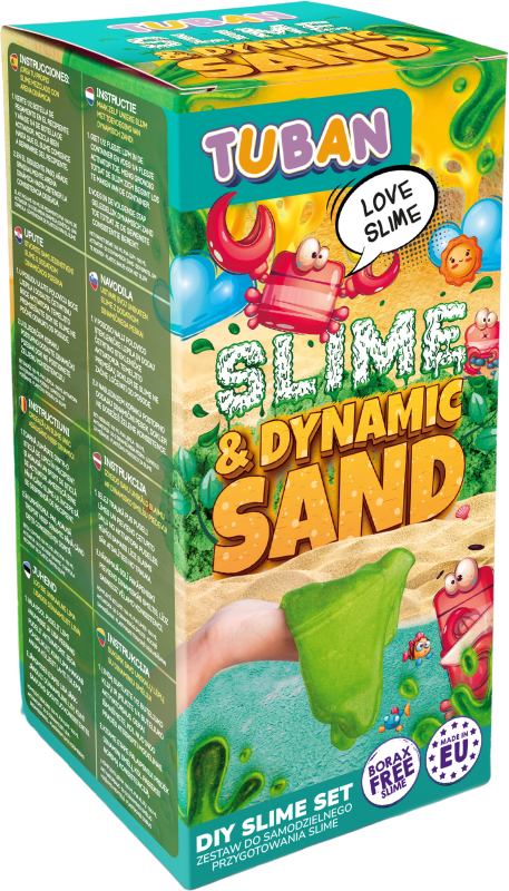 Zestaw Diy Tuban Slime & Dynamic Sand Tuban