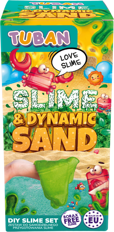 Zestaw Diy Tuban Slime & Dynamic Sand Tuban
