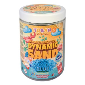 Piasek Dynamiczny Niebieski 1 kg Tuban