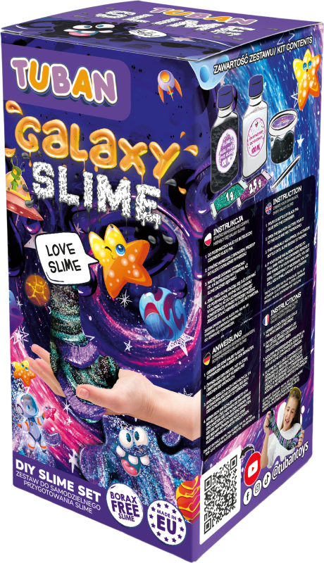 Zestaw Diy Tuban Slime Galaxy Tuban