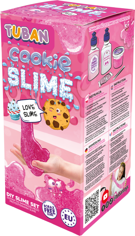 Zestaw Diy Tuban Slime Ciastko Tuban