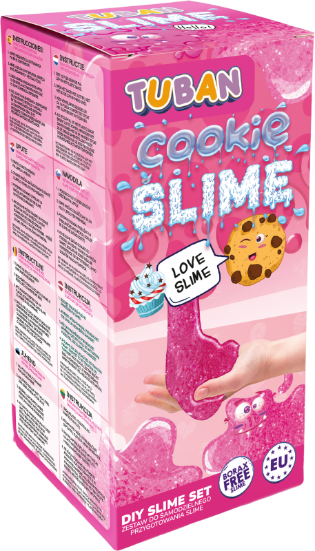 Zestaw Diy Tuban Slime Ciastko Tuban