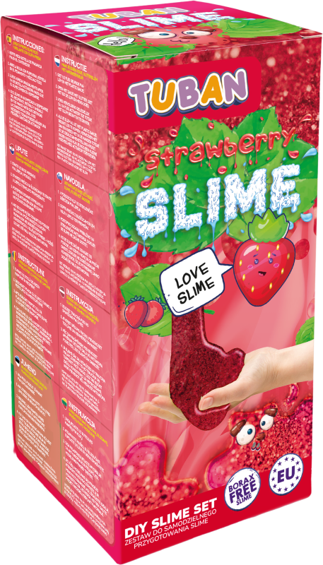 Zestaw Diy Tuban Slime Truskawka Tuban