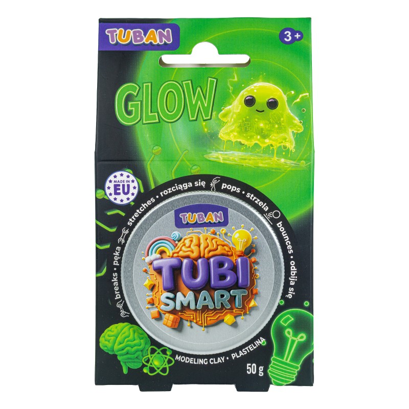 Tubi Smart Plastelina Glow 50 g Tuban