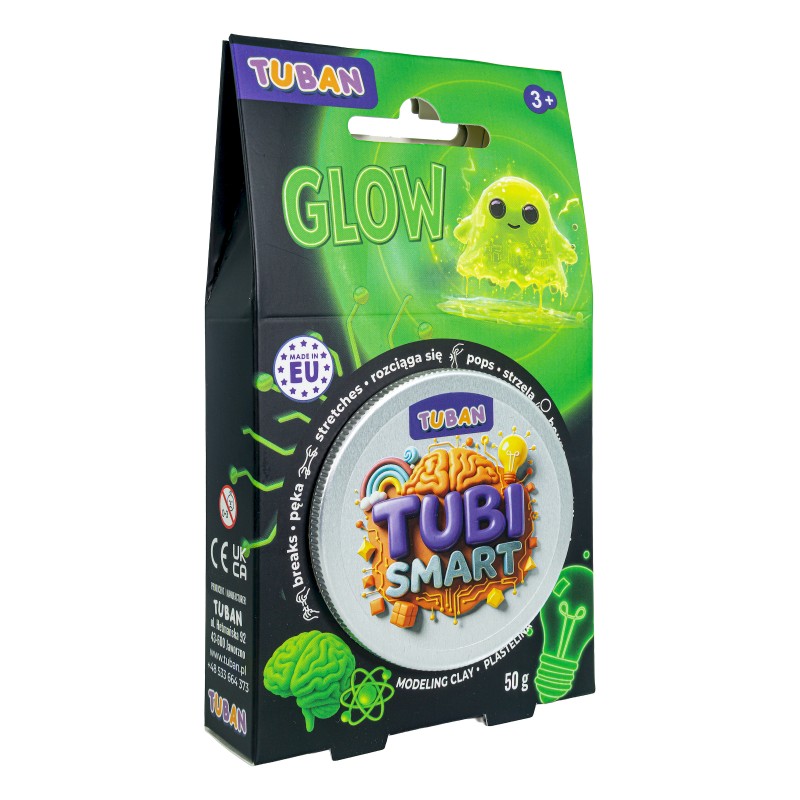 Tubi Smart Plastelina Glow 50 g Tuban