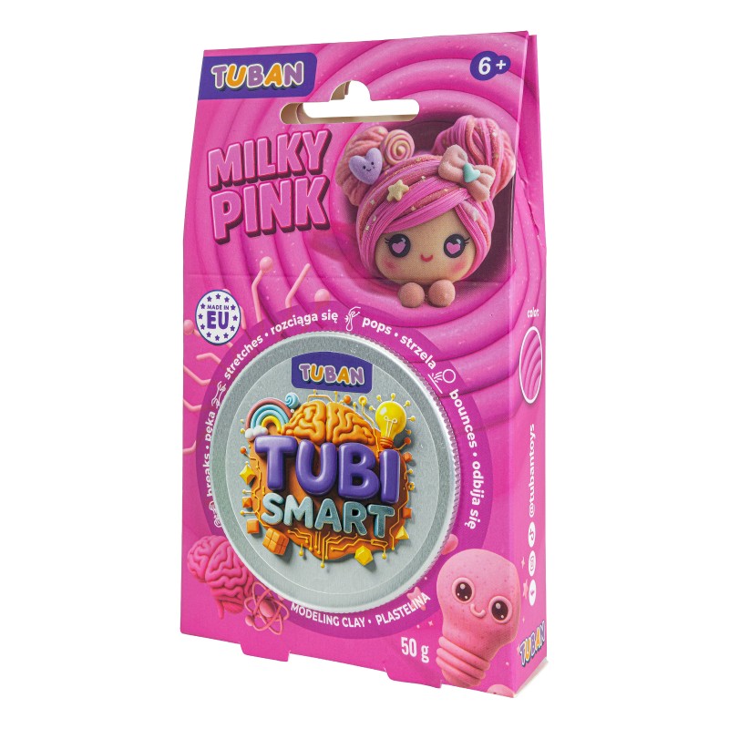 Tubi Smart Plastelina Milky Pink 50 g Tuban
