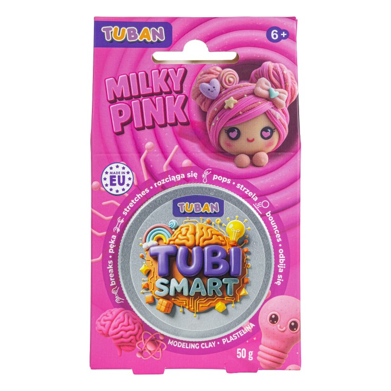 Tubi Smart Plastelina Milky Pink 50 g Tuban