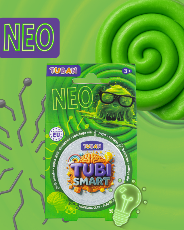 Tubi Smart Plastelina Neo 50 g Tuban