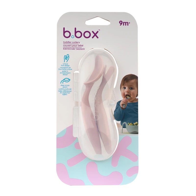 Pierwsze sztućce BLW dla niemowląt Blush b.box