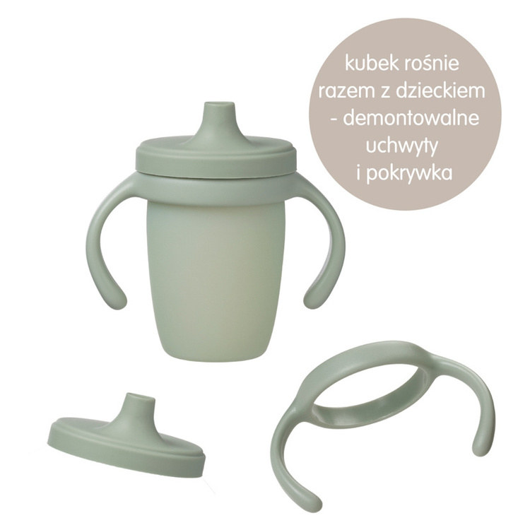 Silikonowy kubek z ustnikiem Sage b.box