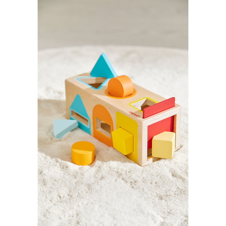 Sorter figur geometrycznych 12m+ Janod