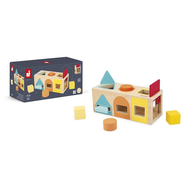 Sorter figur geometrycznych 12m+ Janod