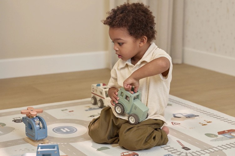 Traktor z figurką FSC Little Dutch