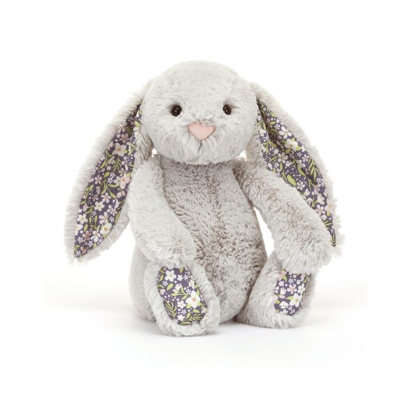 Króliczek z Kwiecistymi Uszami Srebrny Bloom 31 cm Jellycat