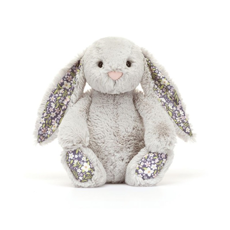 Króliczek z Kwiecistymi Uszami Srebrny Bloom 31 cm Jellycat