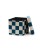 Kid's Concept - Pufa ze schowkiem w szachownicę - 30 cm, check teal