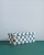 Kid's Concept - Pufa ze schowkiem w szachownicę - 80 cm, check teal