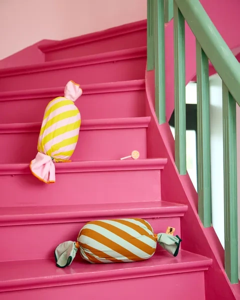 Poduszka cukierek - różowa - PIPPI Kid's Concept