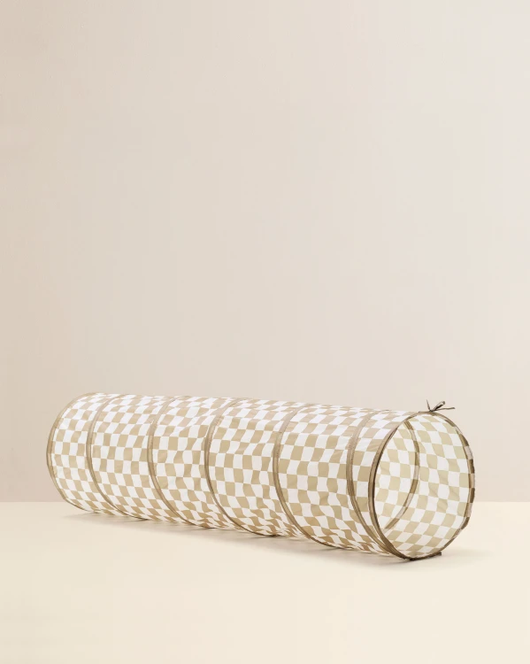 Kid's Concept - Tunel do zabawy w kratkę, khaki