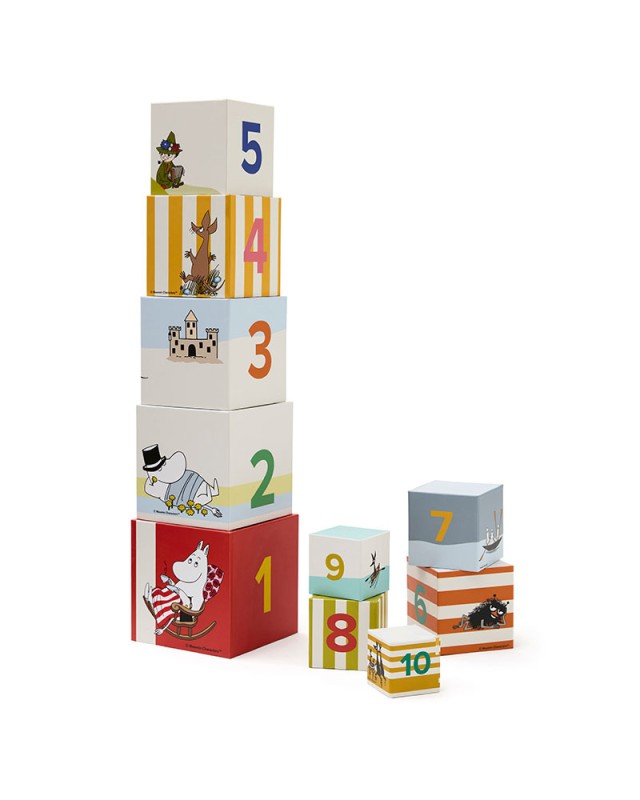 Wieża piramida do układania z kostek MOOMIN Kid's Concept