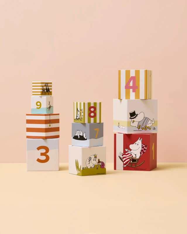 Wieża piramida do układania z kostek MOOMIN Kid's Concept