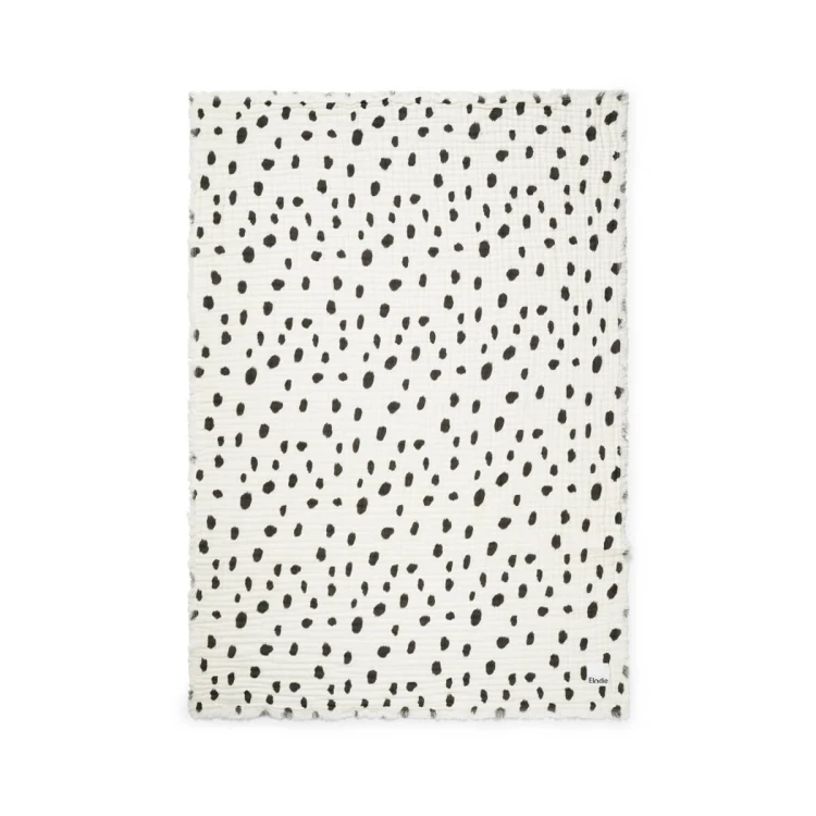 Elodie Details - Kocyk Soft Cotton Blanket - Dalmatian Dots Grande
