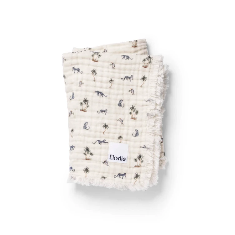Elodie Details - Kocyk Soft Cotton Blanket - Garden Leo’s Resort