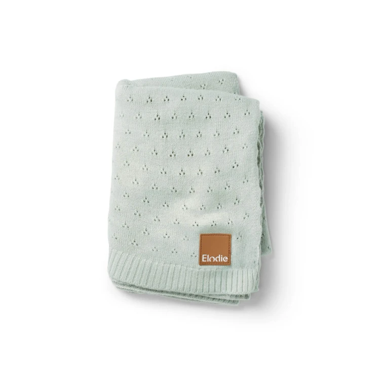 Elodie Details - Kocyk Pointelle - Mineral Green