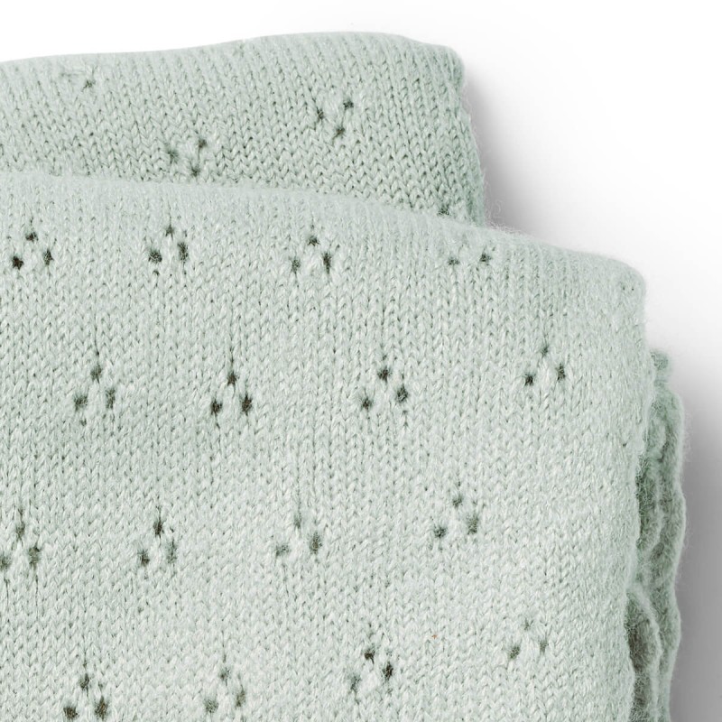 Kocyk Pointelle - Mineral Green Elodie Details