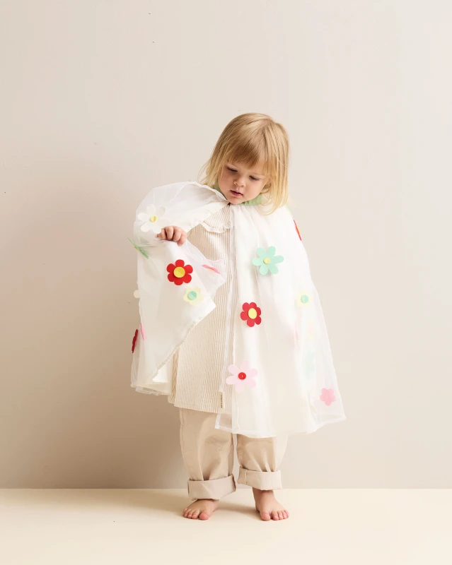 Przebranie kwiatowa peleryna Kid's Concept