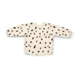 Śliniak z długim rękawem Dalmatian dots grande Elodie Details