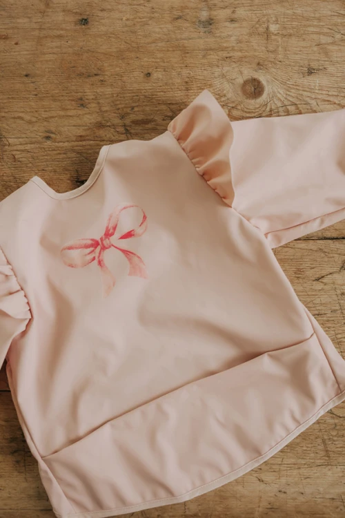 Elodie Details - Śliniak z długim rękawem, rosy bow