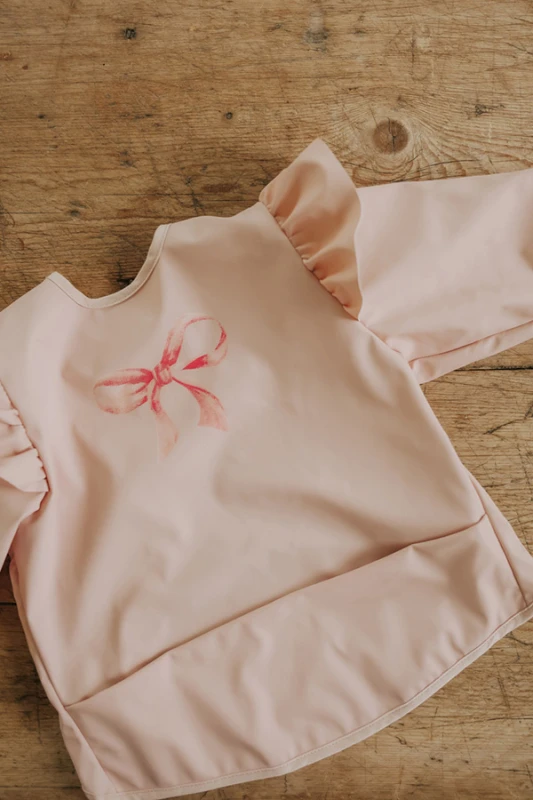 Śliniak z długim rękawem Rosy bow Elodie Details