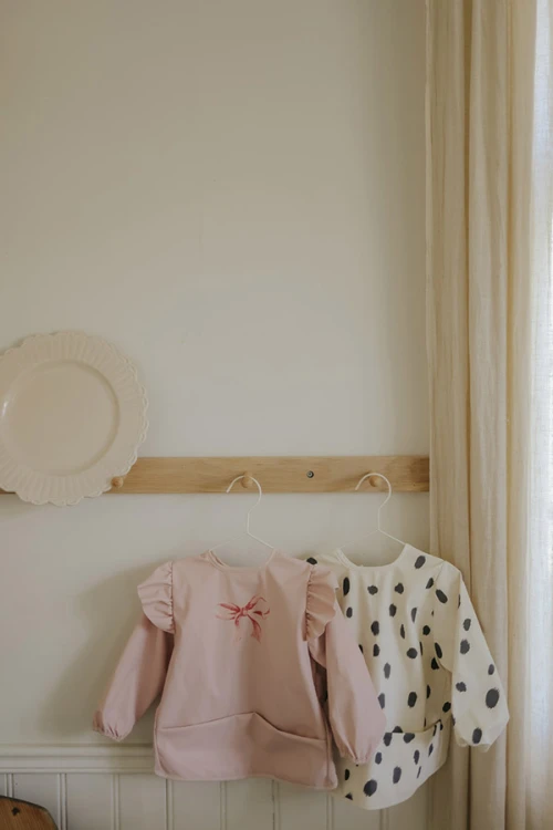 Elodie Details - Śliniak z długim rękawem, rosy bow
