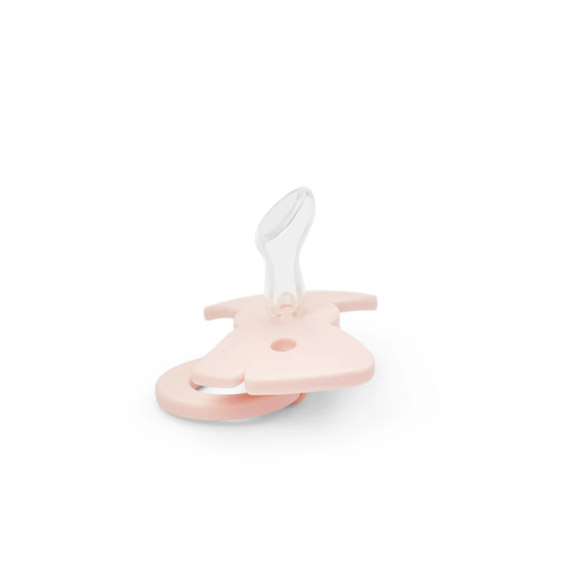 Smoczek silikonowy Binky Bow - 0-6 m misty pink Elodie Details