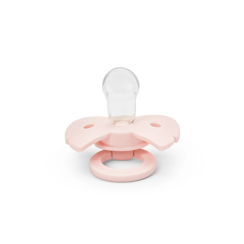 Smoczek silikonowy Binky Bow - 0-6 m misty pink Elodie Details
