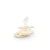 Elodie Details - smoczek silikonowy Binky Bow - 0-6m, oat white
