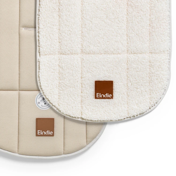 Elodie Details - Miękka wkładka do wózka CosyCushion™, white bouclé