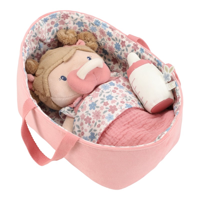 Laleczka Baby Rosa z akcesoriami butelka smoczek GRS Little Dutch